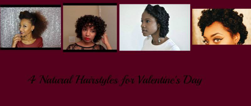 4 Natural Hairstyles for Valentine’s Day